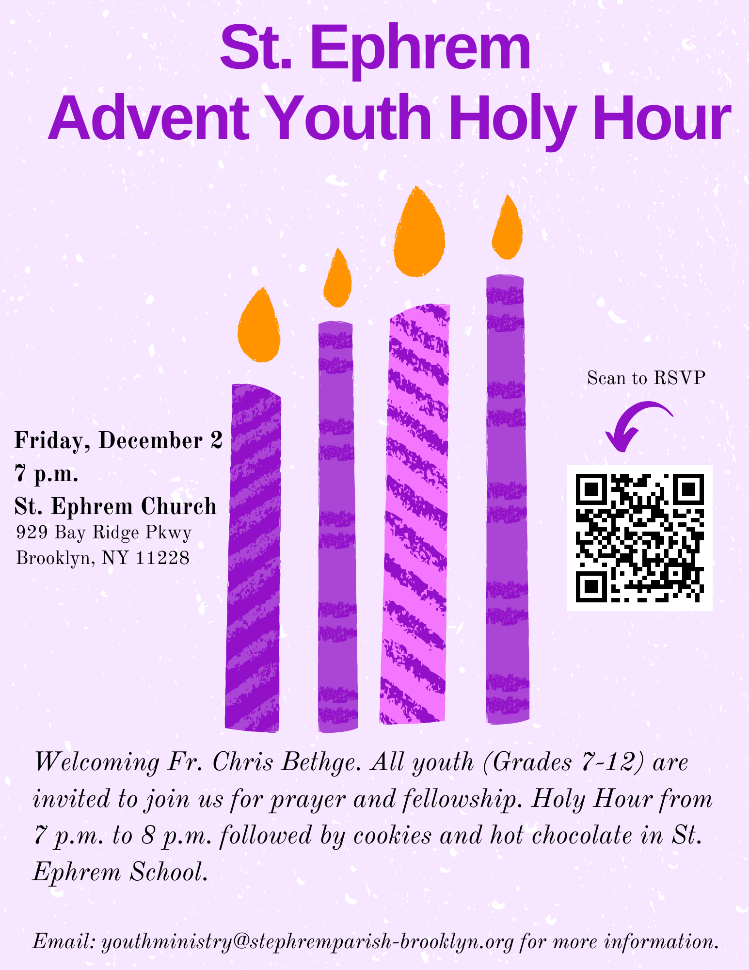 St. Ephrem's Advent Youth Holy Hour Youth Ministry Resources Roman